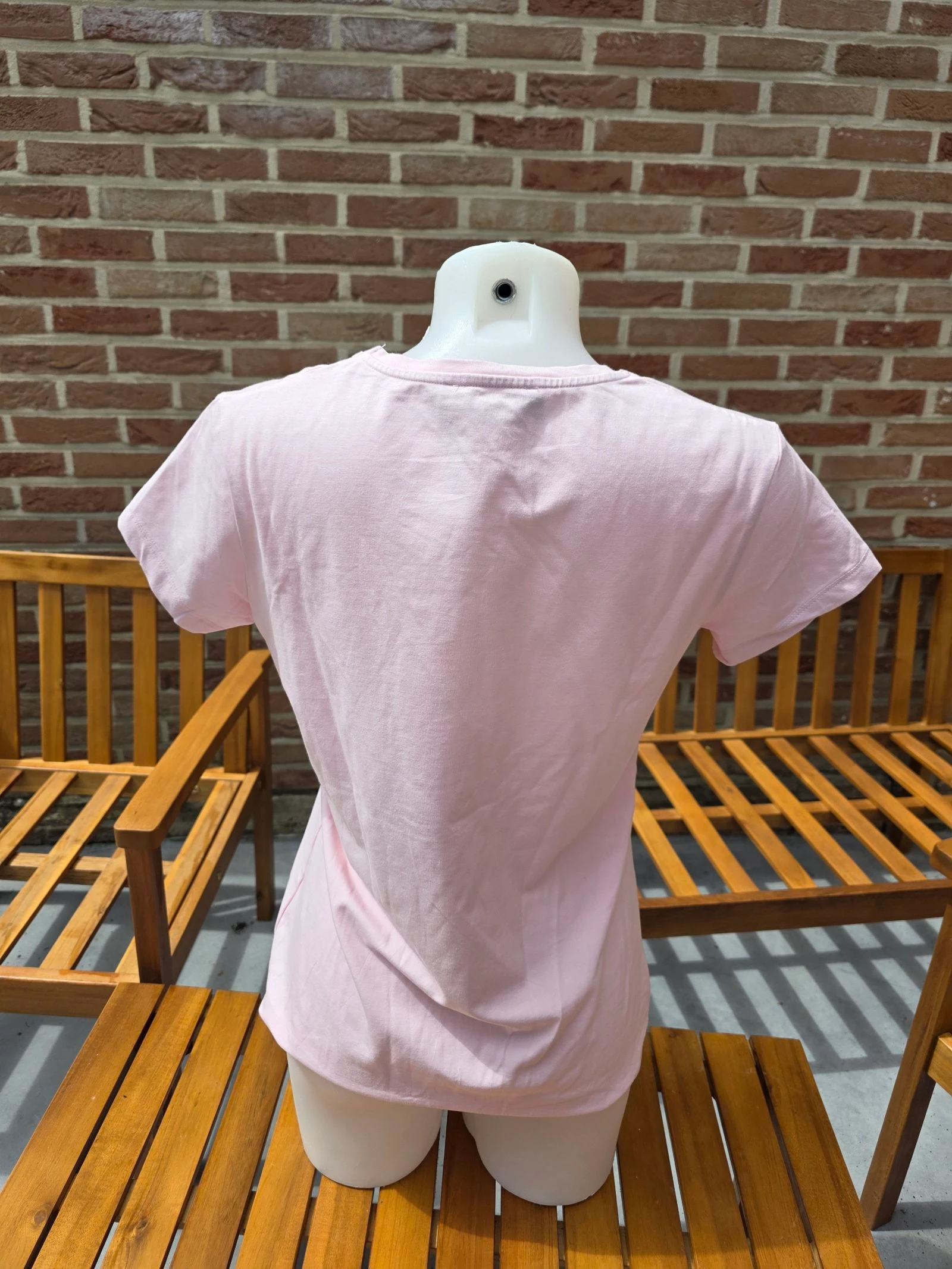 T-Shirt rosa feminina – photo 5